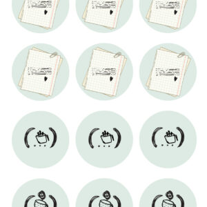 Scribbled Thoughts Stickers